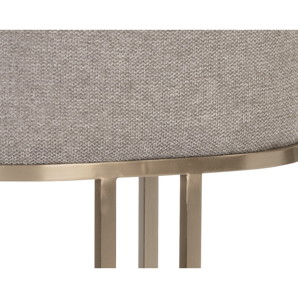 Rayla 37.5 inch Belfast Oyster Shell Counter Stool